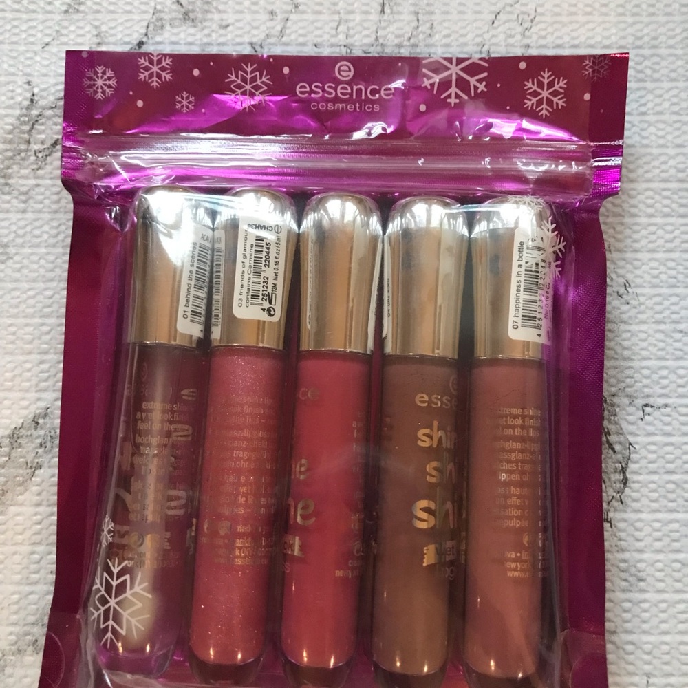 Essence Cosmetics 5pc Lipgloss Set